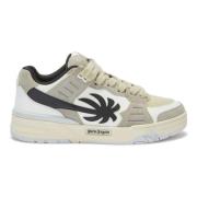 Grijze Sneakers met Logo Detail Palm Angels , Gray , Heren