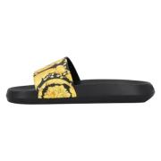 Rubber flats Versace , Black , Heren