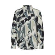 Lange mouw shirt met Freewear Print Vero Moda , Multicolor , Dames