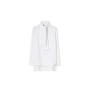 Sjaal Shirt met Stijl Plan C , White , Dames