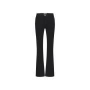 Eva Flare Trousers Fabienne Chapot , Black , Dames