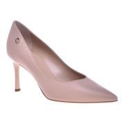 Court shoes in nude leather Baldinini , Beige , Dames