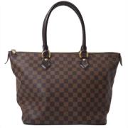 Pre-owned Fabric louis-vuitton-bags Louis Vuitton Vintage , Brown , Da...