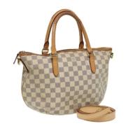 Pre-owned Canvas louis-vuitton-bags Louis Vuitton Vintage , White , Da...