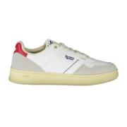 Sportieve Vetersneakers Wit Contrast Logo GAS , White , Heren