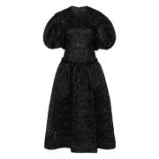 Zwarte Petal Sleeve Korsetjurk Simone Rocha , Black , Dames