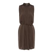 Elegante Aileensz Jurk in Chocoladebruin Saint Tropez , Brown , Dames