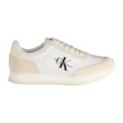 Sportieve Beige Veterschoenen met Contrastdetails Calvin Klein , Beige...