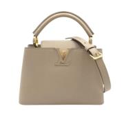 Pre-owned Leather louis-vuitton-bags Louis Vuitton Vintage , Beige , D...