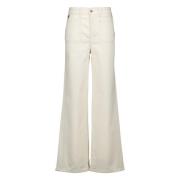 Plata Jeans Creme Lois , Beige , Dames