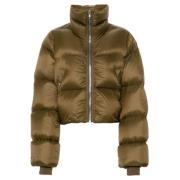 Puffer Turtle Jacket in Bean Rick Owens , Green , Dames