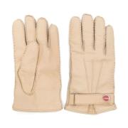 Beige Leren Handschoenen Volledige Vinger Ontwerp Kiton , Beige , Here...