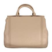 Beige Dual Compartment Handtas Byblos , Beige , Dames