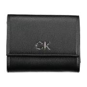 Damesportemonnee Zwart RFID-blokkering Calvin Klein , Black , Dames