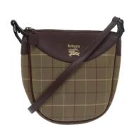 Pre-owned Canvas shoulder-bags Burberry Vintage , Brown , Dames