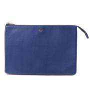 Pre-owned Leather celine-bags Celine Vintage , Blue , Dames