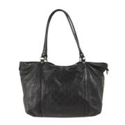 Pre-owned Leather gucci-bags Gucci Vintage , Black , Dames