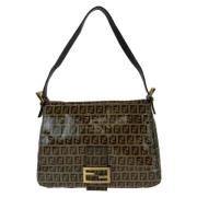 Pre-owned Canvas fendi-bags Fendi Vintage , Brown , Dames