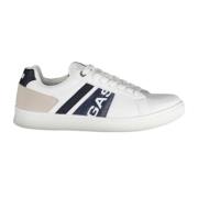 Sportieve Vetersneakers Wit Contrast Logo GAS , White , Heren