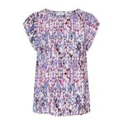 Roze Ikat Paint Blouse Saint Tropez , Multicolor , Dames