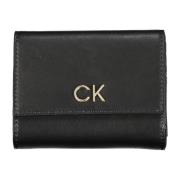 Damesportemonnee Zwart Rfid Blokkering Calvin Klein , Black , Unisex