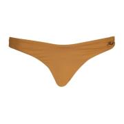 Bruine Strandkleding Bikini Broekje met Logo Karl Lagerfeld , Beige , ...