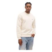 Basis Sweater Heren Off-White Lacoste , Beige , Heren