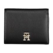 Damesportemonnee Zwart 4 Compartimenten Tommy Hilfiger , Black , Dames