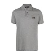 Klassieke Polo Shirt in Diverse Kleuren Dolce & Gabbana , Gray , Heren