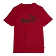 Grafisch nr. 1 Logo T-shirt Puma , Red , Heren