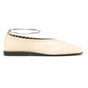 Beige Ballerina Schoenen Jil Sander , Beige , Dames