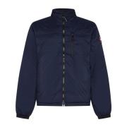 Donkerblauw Gewatteerd Afneembare Capuchon Jas Canada Goose , Blue , H...