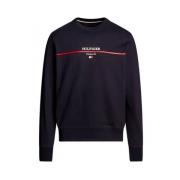 Blauwe Sweaters Verfijnde Stijl Tommy Hilfiger , Blue , Heren