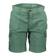 Groene Bermuda Shorts met Contrastdetails North Sails , Green , Heren