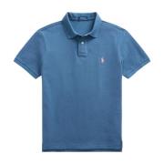 Klassiek Polo Shirt voor Heren Ralph Lauren , Blue , Heren