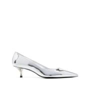 Zilveren Kitten Pump Stuart Weitzman , Gray , Dames