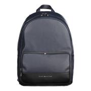 Blauwe Heren Rugzak met Laptopvak Tommy Hilfiger , Blue , Heren