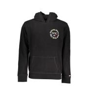 Zwarte hoodie sweatshirt met borduurwerk Tommy Hilfiger , Black , Here...