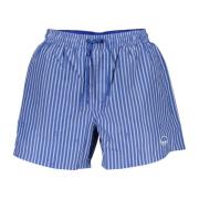 Blauwe Heren Zwemboxer met Elastische Taille North Sails , Blue , Here...