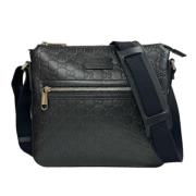 Pre-owned Leather gucci-bags Gucci Vintage , Black , Dames