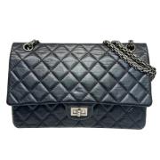 Pre-owned Leather chanel-bags Chanel Vintage , Black , Dames