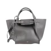 Pre-owned Leather celine-bags Celine Vintage , Gray , Dames