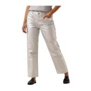 Zilveren Straight Leg Jeans voor Vrouwen Dante 6 , Gray , Dames