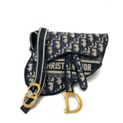 Pre-owned Fabric dior-bags Dior Vintage , Blue , Dames