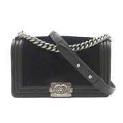 Pre-owned Leather chanel-bags Chanel Vintage , Black , Dames