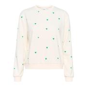 Dagnasz Sweatshirt Ice Jelly Bean Saint Tropez , Beige , Dames