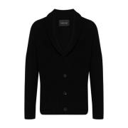 Zwarte Sweatshirt Aw24 Herenmode Tagliatore , Black , Heren