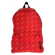 Pre-owned Canvas backpacks Balenciaga Vintage , Red , Heren