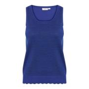 Shimmer Tank Top Surf Blue Saint Tropez , Blue , Dames