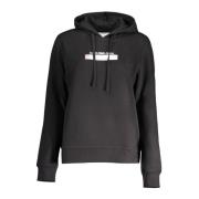 Zwarte hoodie met logoprint Calvin Klein , Black , Dames